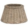vidaXL Ceiling Lamp Shade Brown &Oslash;50x30 cm Wicker