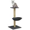 vidaXL Cat Tree with Sisal Scratching Post Dark Grey 74 cm