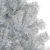 vidaXL Christmas Tree with 300 LEDs with Stand Silver 180 cm PET