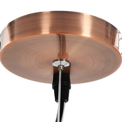 vidaXL Hanging Lamps 2 pcs Transparent Round 30 cm E27
