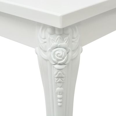 vidaXL Coffee Table 115x65x42 cm High Gloss White