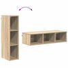 vidaXL Hanging Cabinet Sonoma Oak 20 x 29.5 x 80 cm Engineered Wood