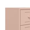 vidaXL Bedside Cabinets 2 pcs Pink 36x39x43.5 cm Steel