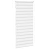 vidaXL Zebra Blind White 95x200 cm Fabric Width 90.9 cm Polyester