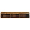 vidaXL Wall-mounted TV Cabinet 100x30x19 cm Solid Wood Reclaimed