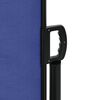 vidaXL Retractable Side Awning Blue 220x1000 cm