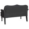 vidaXL Chesterfield Bench Black 120.5 x 65 x 75 cm Faux Leather