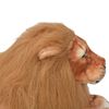 vidaXL Lion Toy Plush Brown XXL