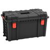 vidaXL Portable Flight Case Black 57x35x32.5 cm PP