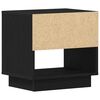 vidaXL Nightstand 2 pcs Black oak 45 x 34 x 44 cm Engineered wood