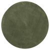 vidaXL Rug HUARTE Short Pile Soft and Washable Forest Green &Oslash; 120 cm