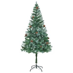 vidaXL Artificial Christmas Tree with Pinecones 180 cm