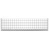 vidaXL Grate Step 90x24x7 cm Galvanised Steel