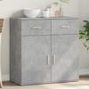 vidaXL Sideboard Concrete Grey 79x38x80 cm Engineered Wood