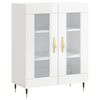 vidaXL Sideboard High Gloss White 69,5x34x90 cm Engineered Wood