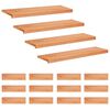 vidaXL Stair Treads 16 pcs 90 x 25 x 2 cm Varnish Solid Beech Wood