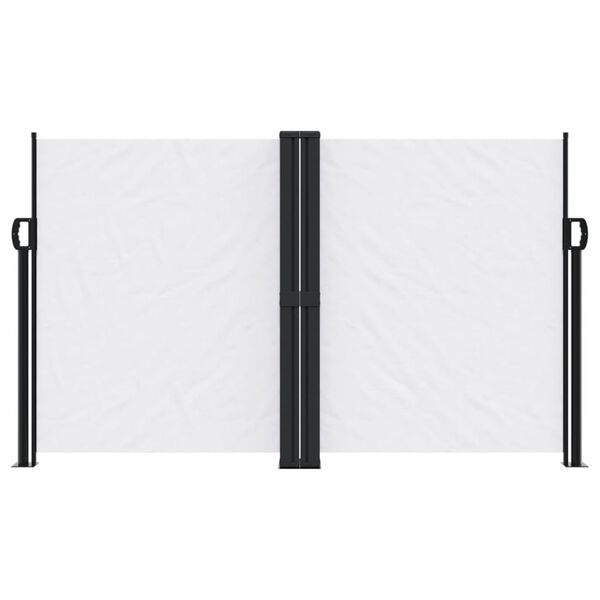 vidaXL Retractable Side Awning White 140x600 cm