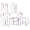 vidaXL Bathroom Furniture Set with Drawer 4 pcs White Engineered Wood