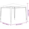 vidaXL Professional Party Tent 2.5x2.5 m Anthracite 90 g/m²