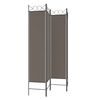 vidaXL 4-Panel Room Divider Anthracite 160x220 cm Fabric