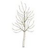 vidaXL LED Wall Christmas Tree 150 cm 140 LEDs Warm White Steel Black