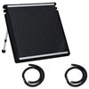 vidaXL Solar Pool Heater | Black | PE, Aluminium | Medium | Adjustable Feet