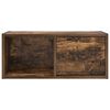 vidaXL TV Cabinet Smoked Oak 60x31x25.5 cm Engineered Wood