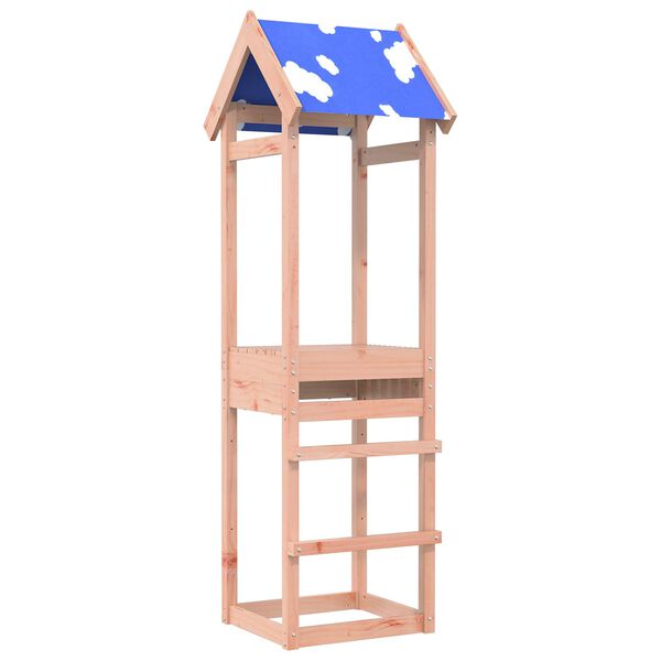 vidaXL Play Tower Brown 52.5 x 46.5 x 195 cm Solid Douglas Wood