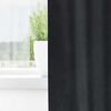 vidaXL Blackout Curtains 2 pcs Dark Grey 140 x 260 cm Velvet