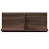 vidaXL Wall Cabinet 70x16.5x30 cm Brown Oak Engineered Wood