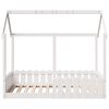 vidaXL Kids' House Bed Frame without Mattress White 80x160 cm