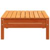 vidaXL Garden Footstool Wax Brown Solid Wood Pine