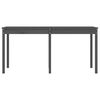vidaXL Garden Table Grey 159.5x82.5x76 cm Solid Wood Pine