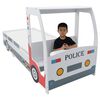 vidaXL Children's Police Car Bed with Desk 90x200 cm
