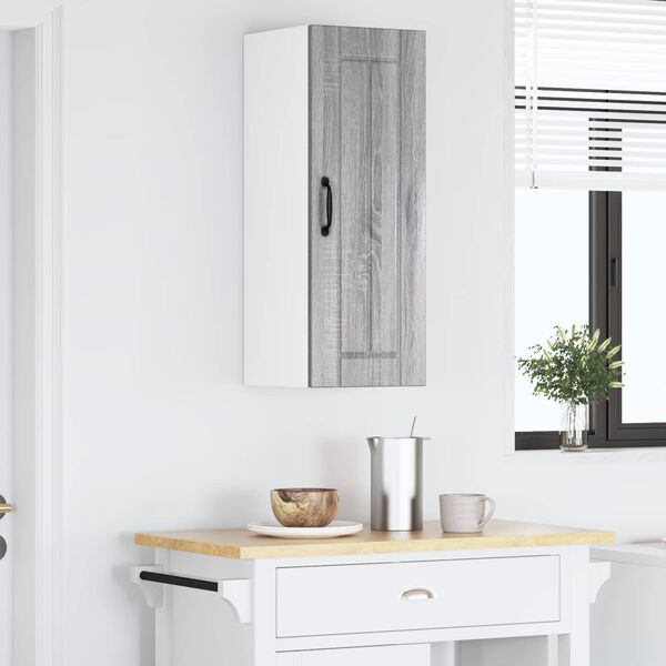vidaXL Kitchen Cabinet Grey Sonoma 30 x 31 x 80 cm Engineered Wood