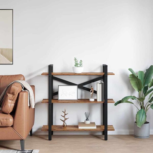 vidaXL Bookshelf Old Wood 100 x 33.5 x 102 cm Engineered Wood