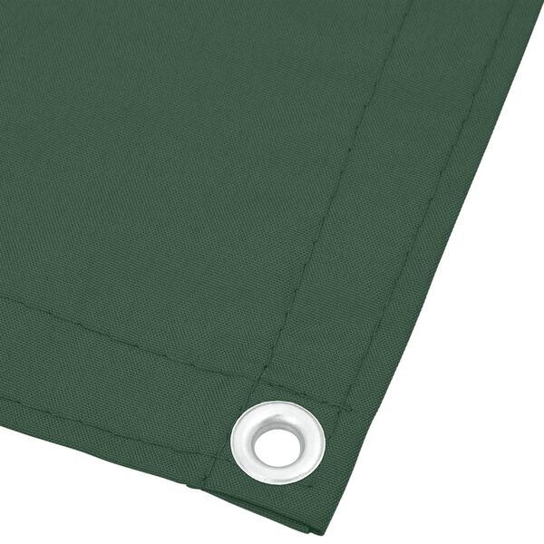 vidaXL Balcony Screen Dark Green 120x800 cm 100% Polyester Oxford