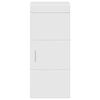vidaXL Bathroom Wall Cabinet TULUM High Gloss White 37 x 24.5 x 86 cm
