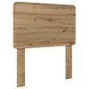 vidaXL Bed Frame Artisian Oak 90 x 200 cm Solid Pine Wood