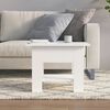vidaXL Coffee Table High Gloss White 55x55x42 cm Engineered Wood