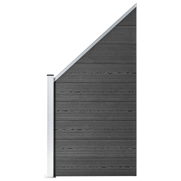 vidaXL Fence Panel Set WPC 446x