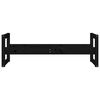 vidaXL Tire Rack Black 120x40x40 cm Solid Wood Pine