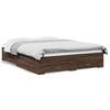 vidaXL Bed Frame with Drawers without Mattress Brown Oak 160x200 cm