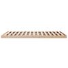 vidaXL Floor Bed Frame Natural 223.5 x 204 x 9 cm Solid Pine Wood
