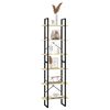 vidaXL Storage Shelf 60x30x210 cm Solid Wood Pine