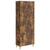vidaXL 2 pcs Smoked Oak