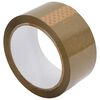 vidaXL Packaging Tape 72 pcs Brown 48 mm x 66 m