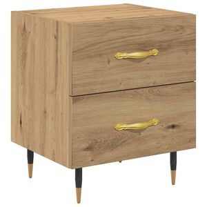 vidaXL Bedside Cabinet Artisan Oak 40 x 35 x 47.5 cm Engineered Wood