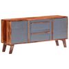 vidaXL Sideboard Grey 120x30x55 cm Solid Wood