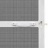 vidaXL Hinged Insect Screen Manual White and Black 100 x 215 cm